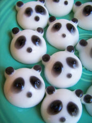 Lime Panda Bear Soap Set