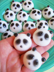 Lime Panda Bear Soap Set