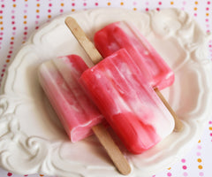 Cherry Vanilla Swirl Ice Cream Soap Pop