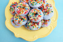 Mini Blue Sprinkle Doughnut Soap Set