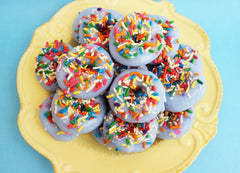 Mini Blue Sprinkle Doughnut Soap Set