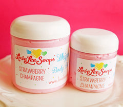 Strawberry Champagne Whipped Body Butter