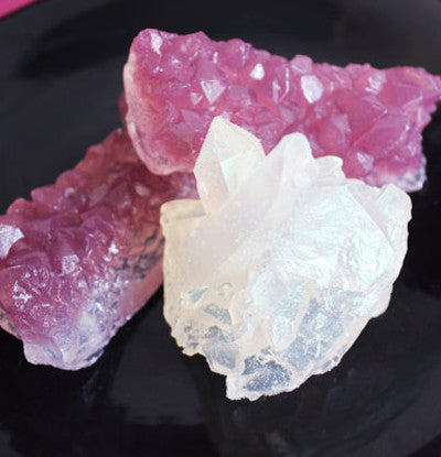 Amethyst Crystal Quartz Lavender Soap Set