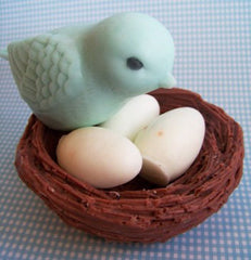 Blue Bird Nest Soap Set