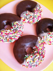 Chocolate Dipped Sprinkle Doughnut Soap