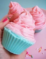 Jumbo Cotton Candy Cupcake Soap