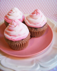 Strawberry Swirl Cupcake Soap