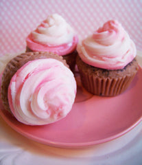 Strawberry Swirl Cupcake Soap