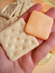 Cheese With Crackers Soap Set