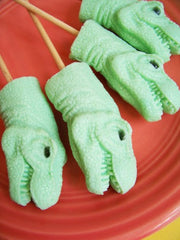 Lime Dinosaur Soap Set