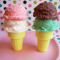 Double Scoop Ice Cream Cone Soap