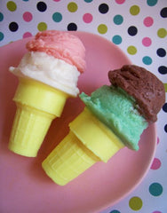 Double Scoop Ice Cream Cone Soap