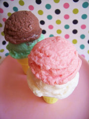 Double Scoop Ice Cream Cone Soap