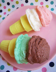 Double Scoop Ice Cream Cone Soap