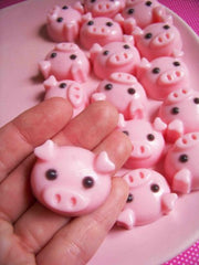 Strawberry Pig Soap Set