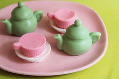 Green Apple Tea Party Soap Set