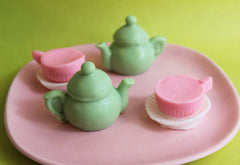 Green Apple Tea Party Soap Set