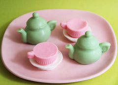 Green Apple Tea Party Soap Set