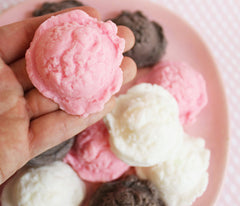 Neapolitan Mini Ice Cream Scoop Soap Set