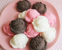 Neapolitan Mini Ice Cream Scoop Soap Set