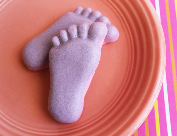 Pink Love Footsies - Grip Socks With "Love" Message, Slip-Free Bottom, Sizes S-XL, Perfect Gift