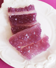 Amethyst Crystal Stone Soap Set