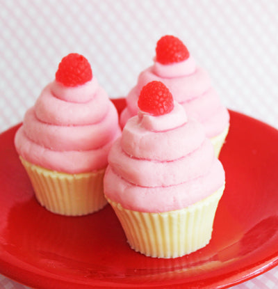 Cupcake Soap Raspberry Creme