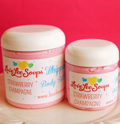 Strawberry Champagne Whipped Body Butter