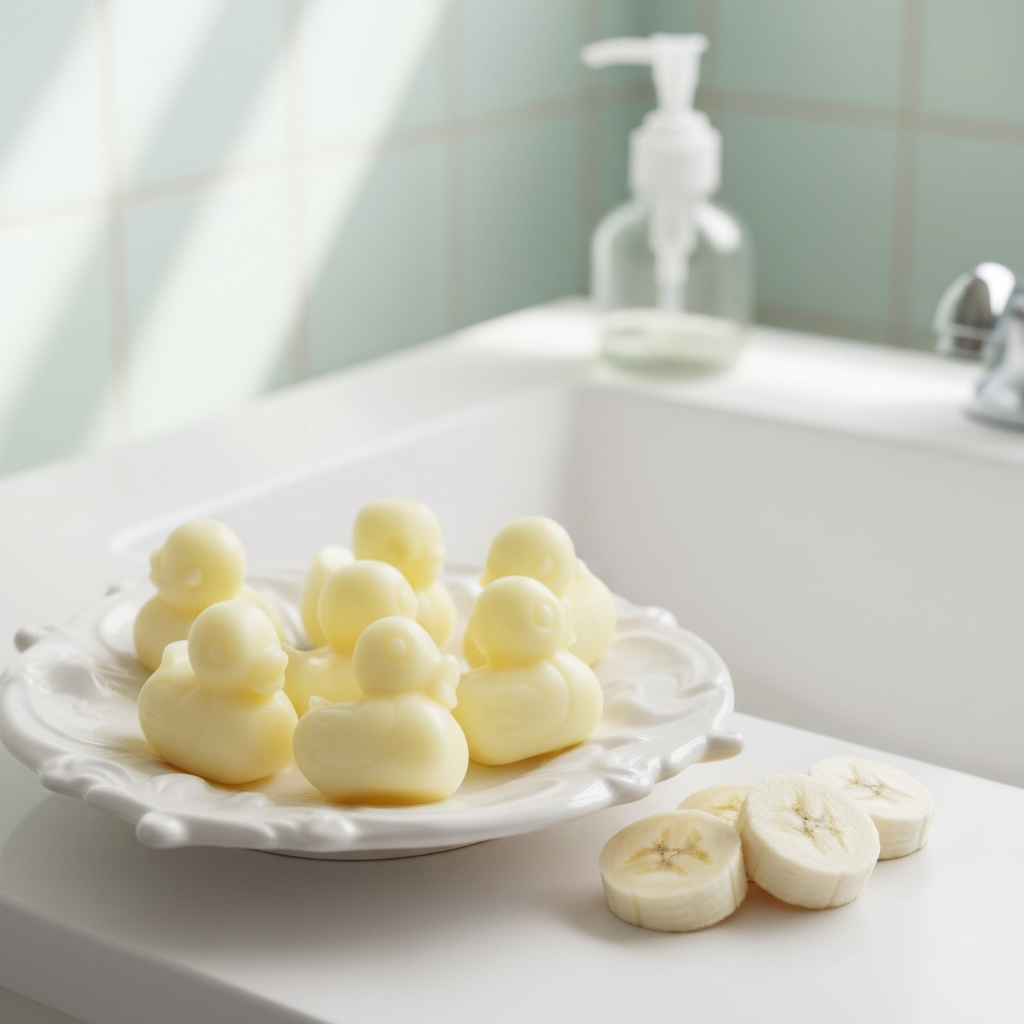 Rubber Ducky Banana Mini Soaps