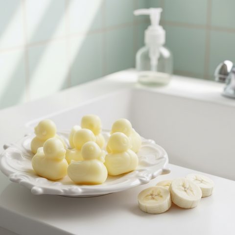 Rubber Ducky Banana Mini Soaps