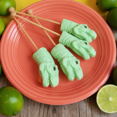 Lime Dinosaur Soap Set
