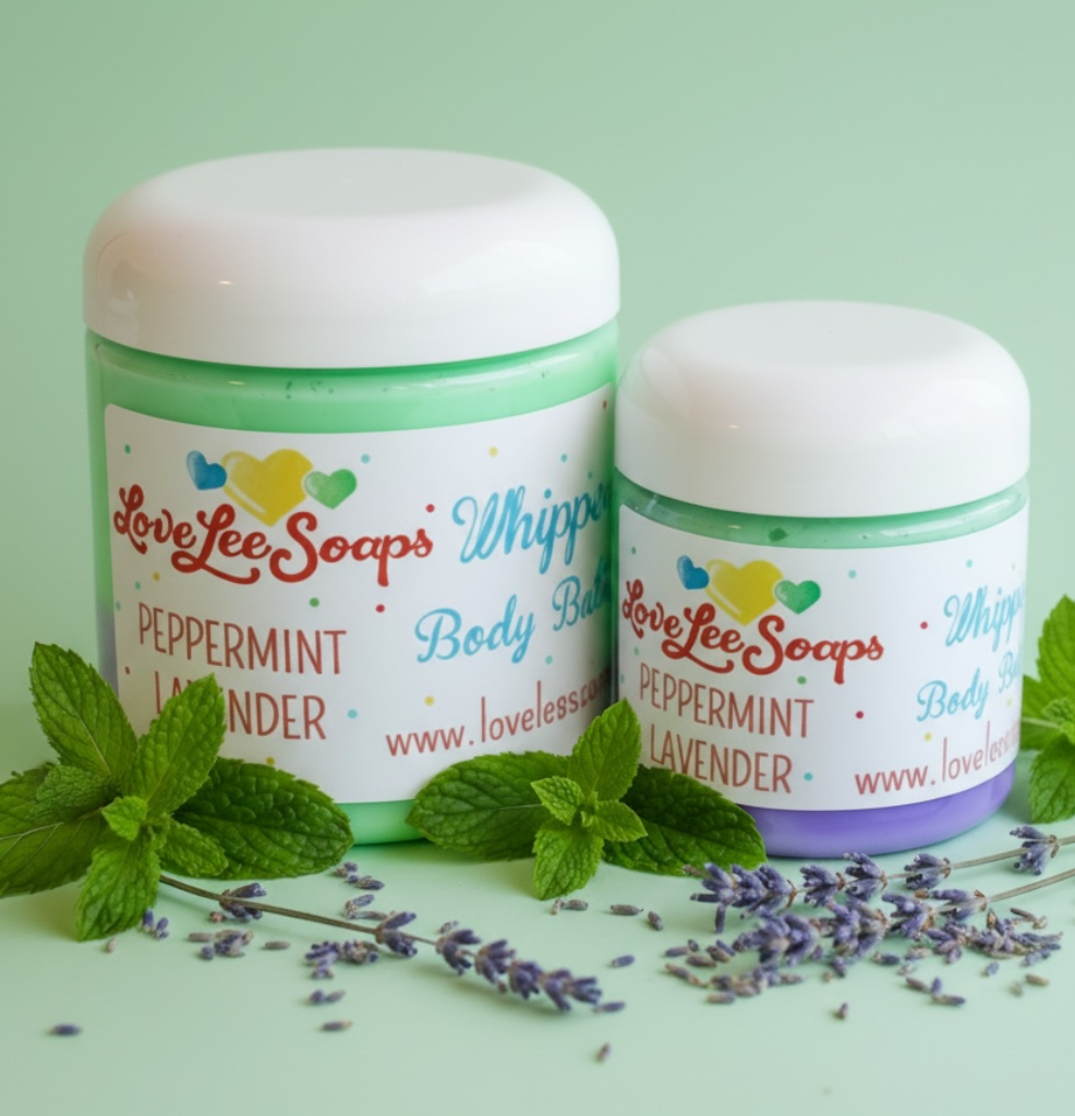 Peppermint Lavender Whipped Body Butter