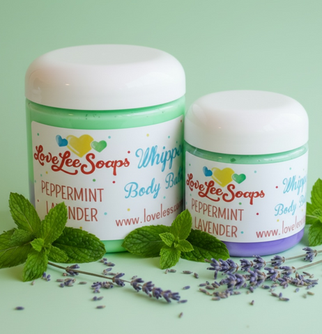Peppermint Lavender Whipped Body Butter