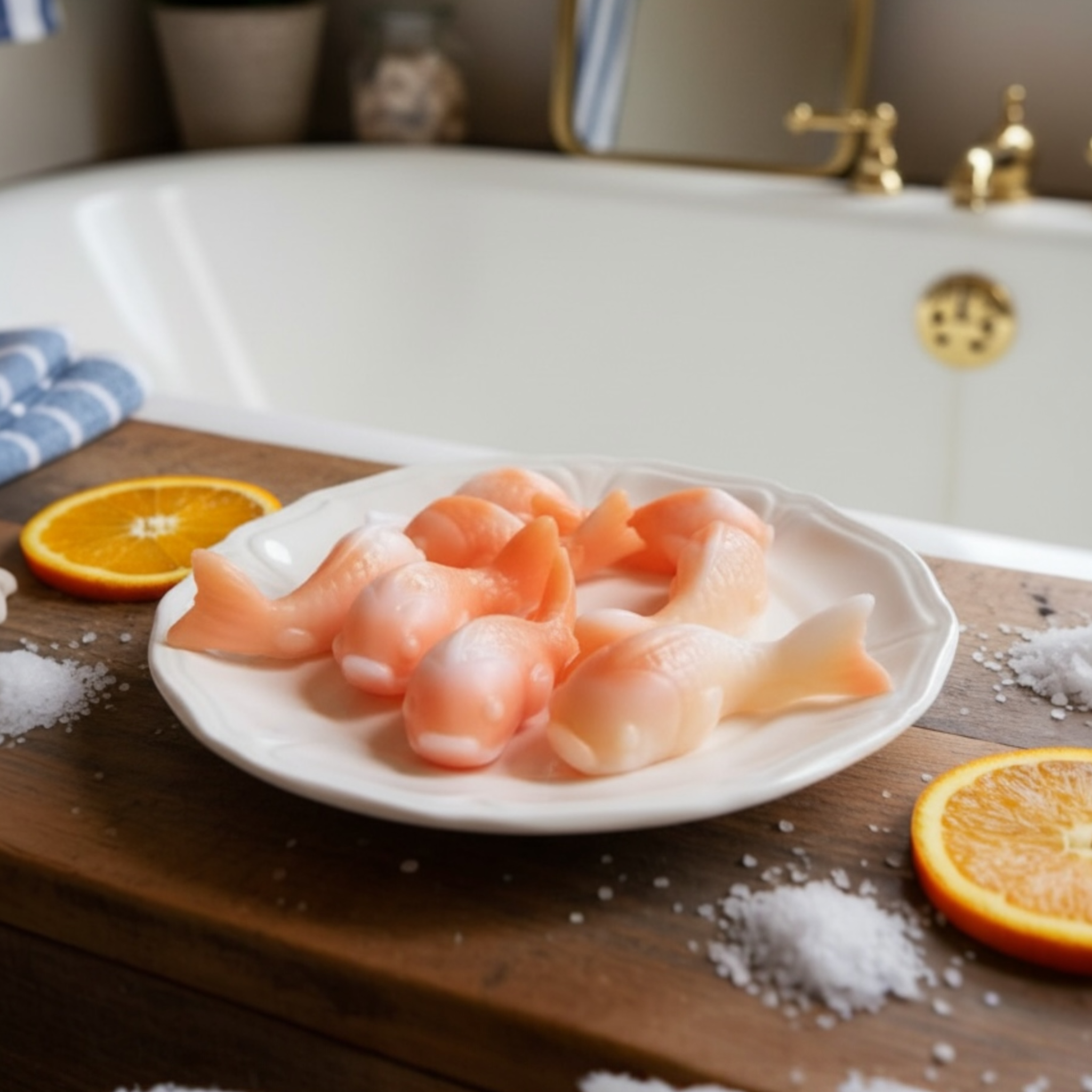 Koi Fish Orange Soap Set
