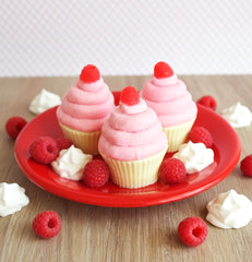 Cupcake Soap Raspberry Creme