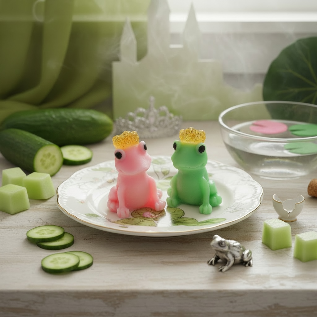 Prince and Princess Frog Soap Set