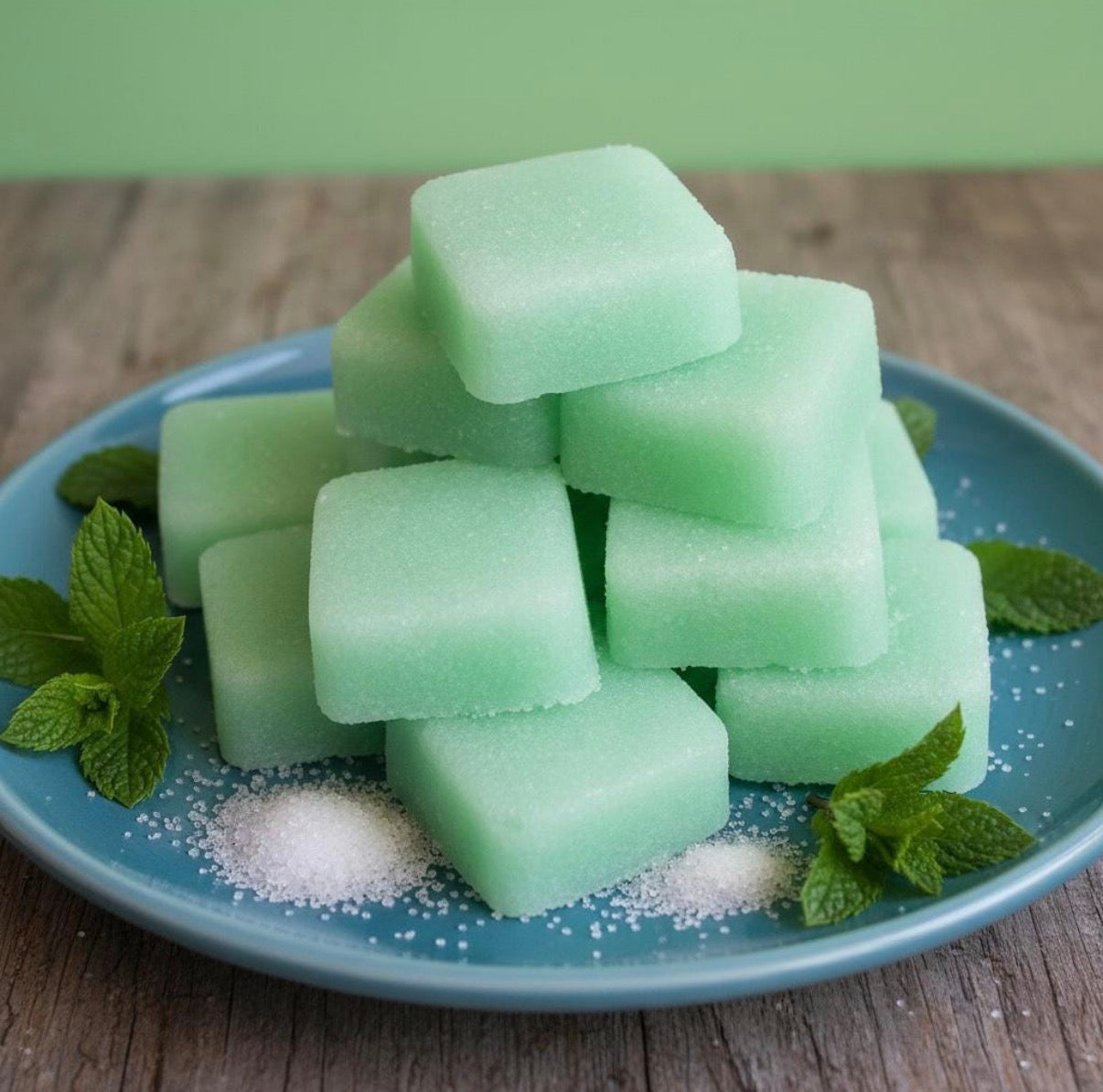 Mint Solid Sugar Scrub Soap