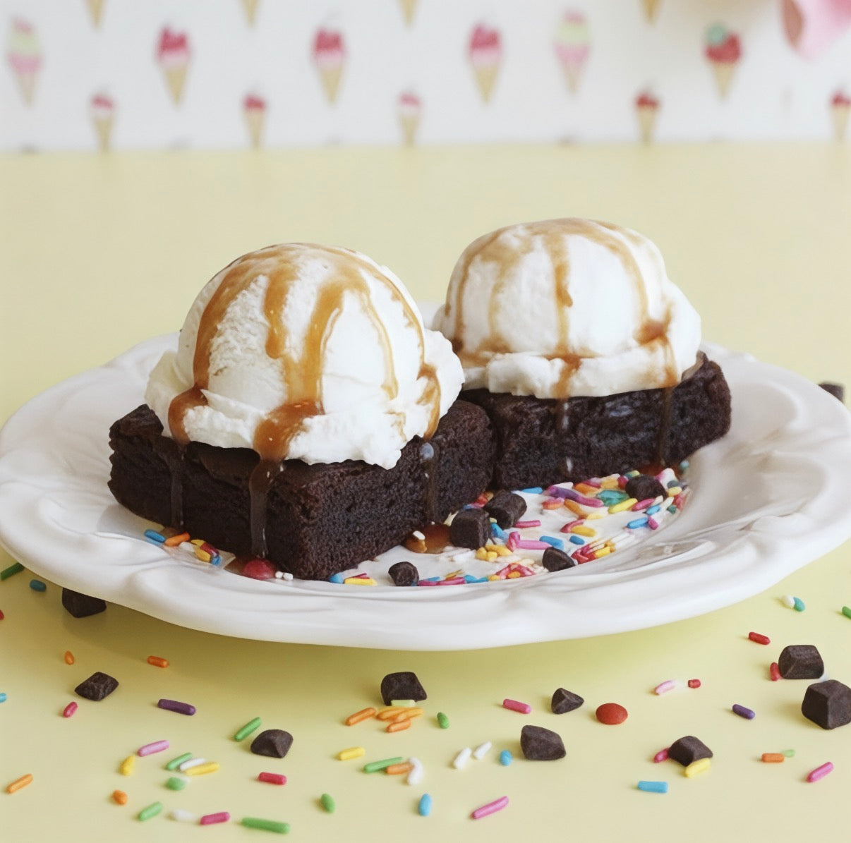 Ice Cream Brownie Soap
