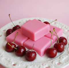 Cherry Solid Sugar Scrub Soap Bar