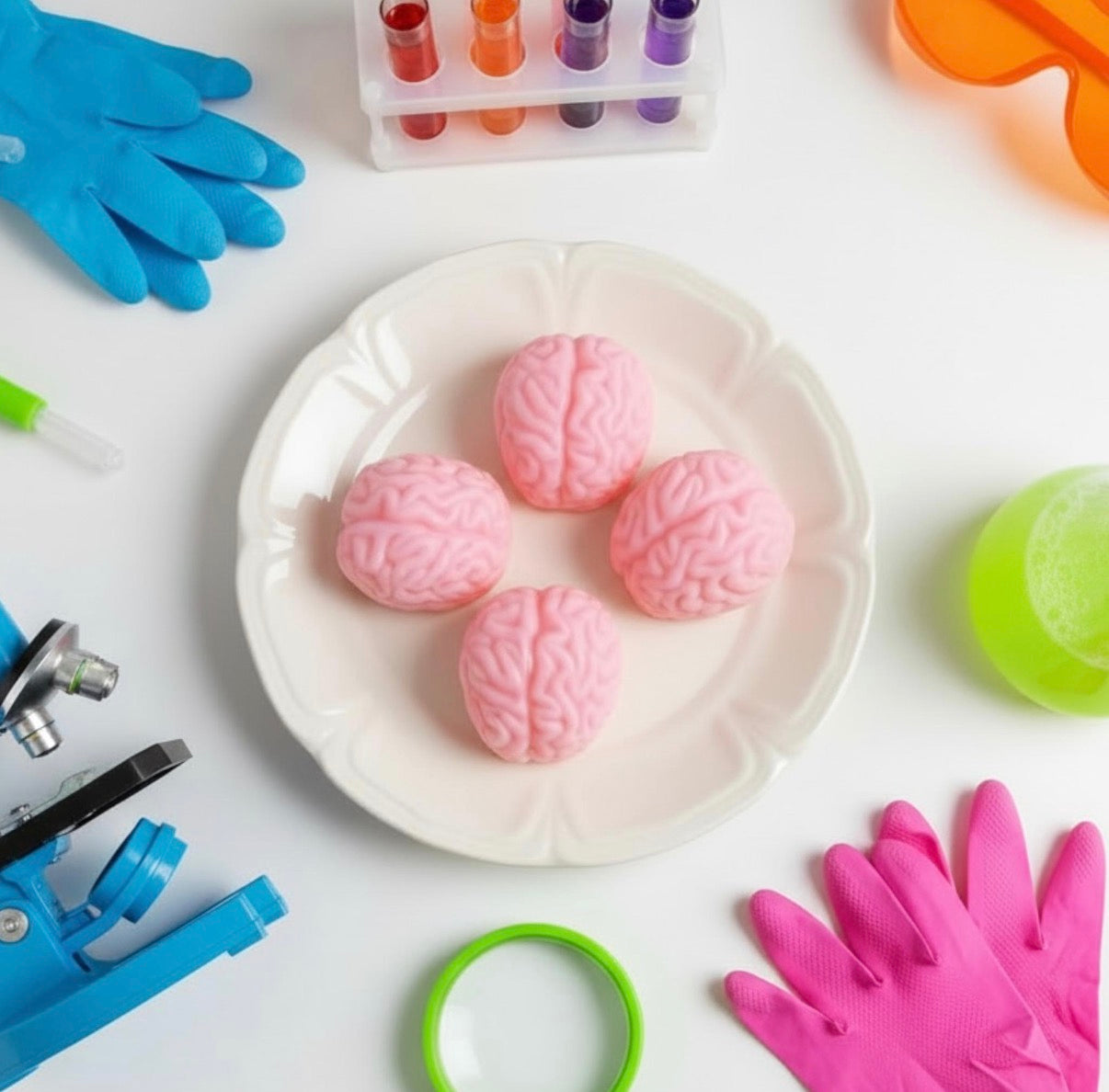 Strawberry Brain Soap Set