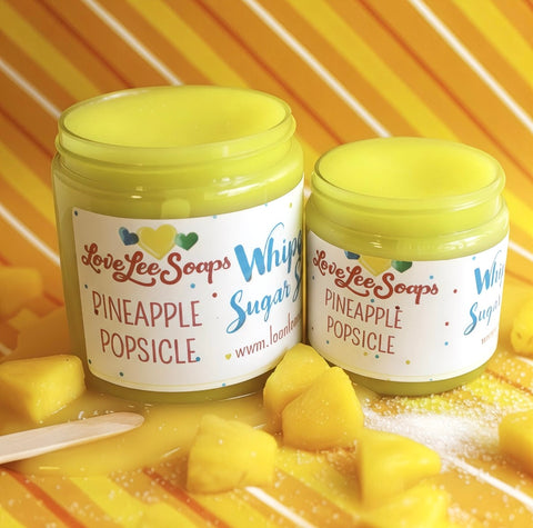 Pineapple Popsicle Whipped Sugar Scrub