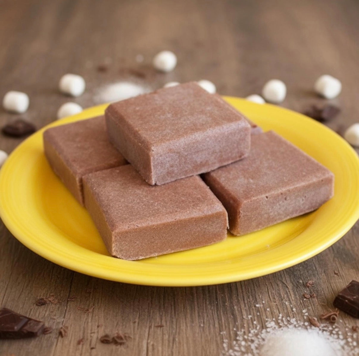 Hot Chocolate Solid Sugar Scrub Soap Bar
