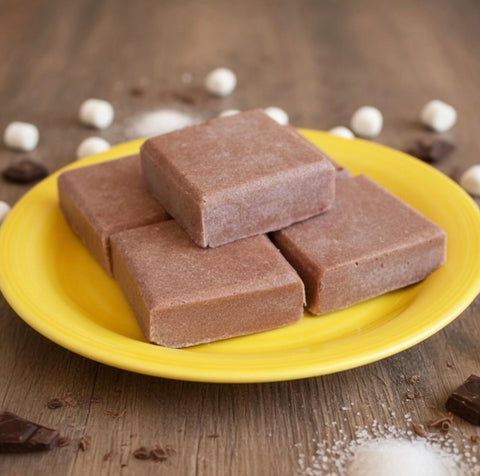 Hot Chocolate Solid Sugar Scrub Soap Bar