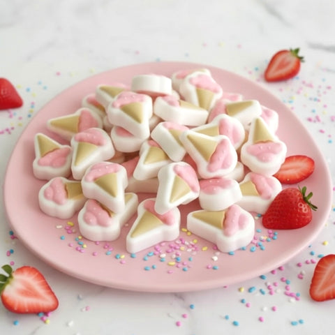 Ice Cream Mini Strawberry Soap Set