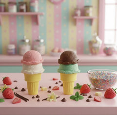 Double Scoop Ice Cream Cone Soap