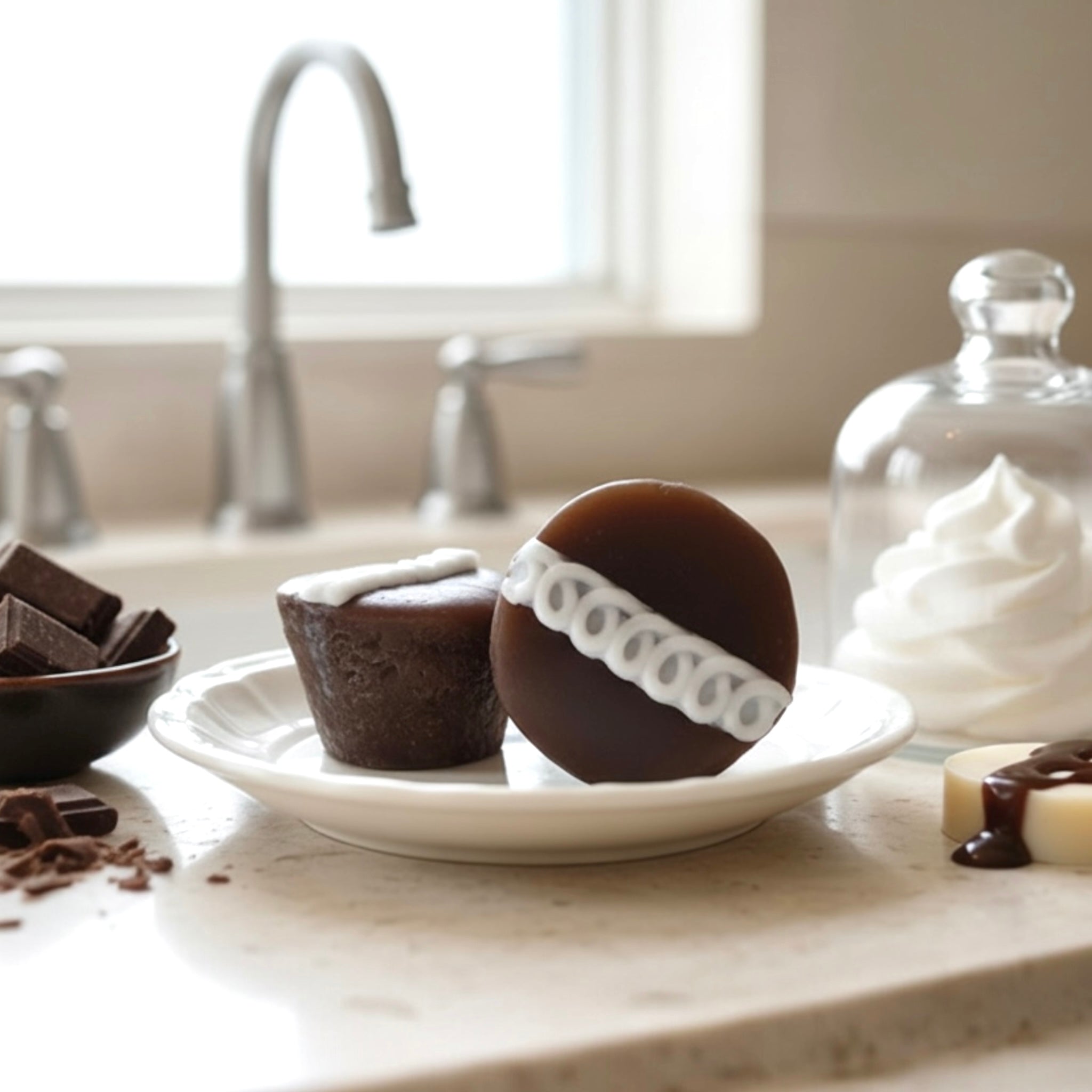 Chocolate Creme Filled Cupcake Soap