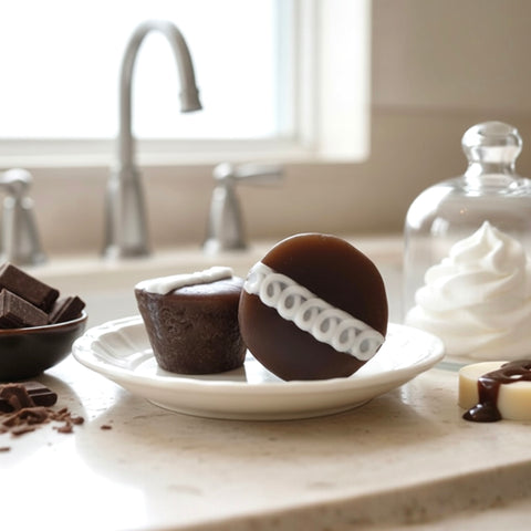 Chocolate Creme Filled Cupcake Soap