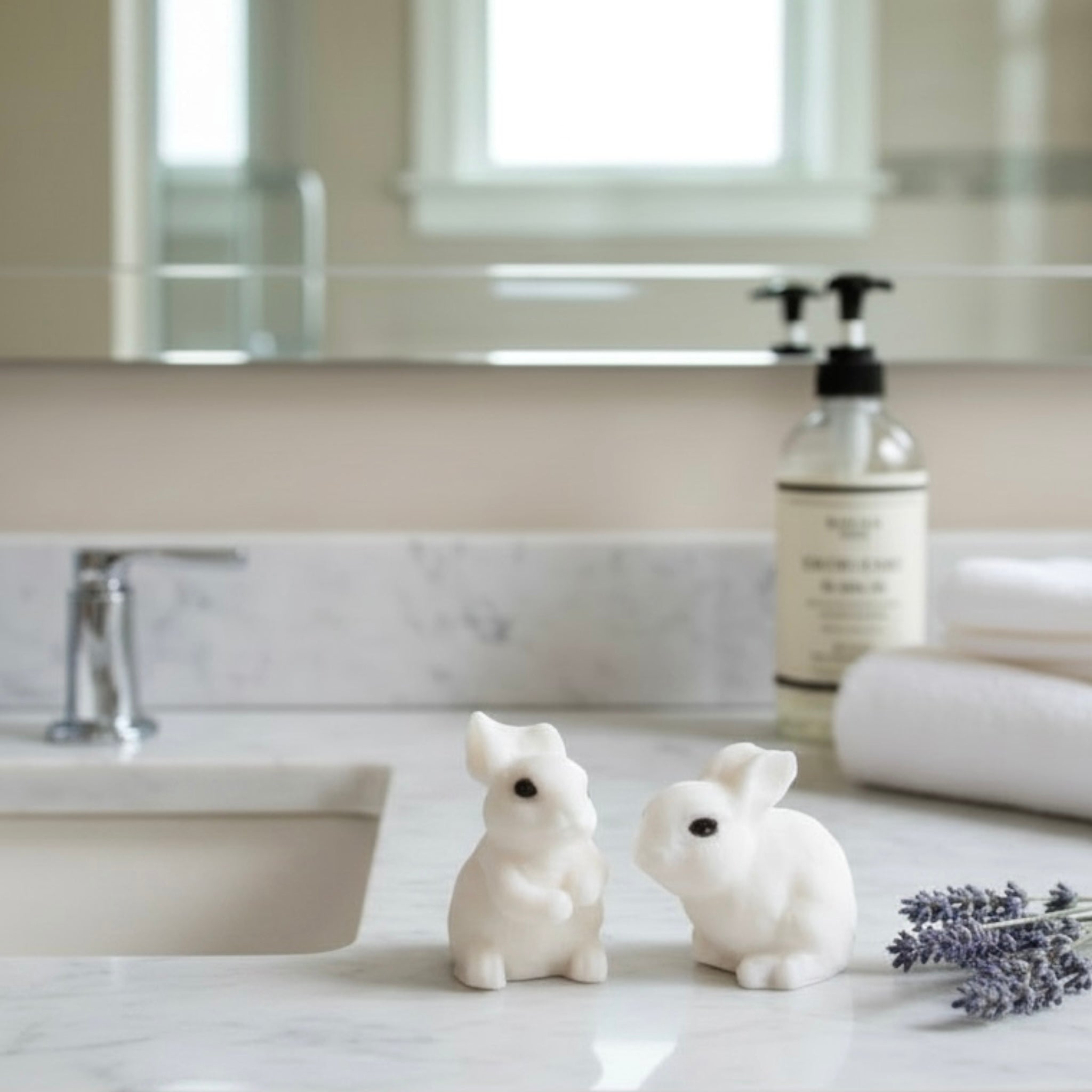 Woodland Lavender Bunny Soap Set