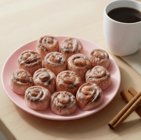 Mini Cinnamon Roll Soaps