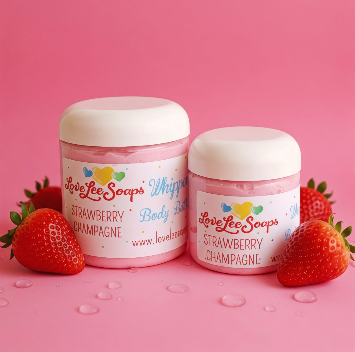 Strawberry Champagne Whipped Body Butter